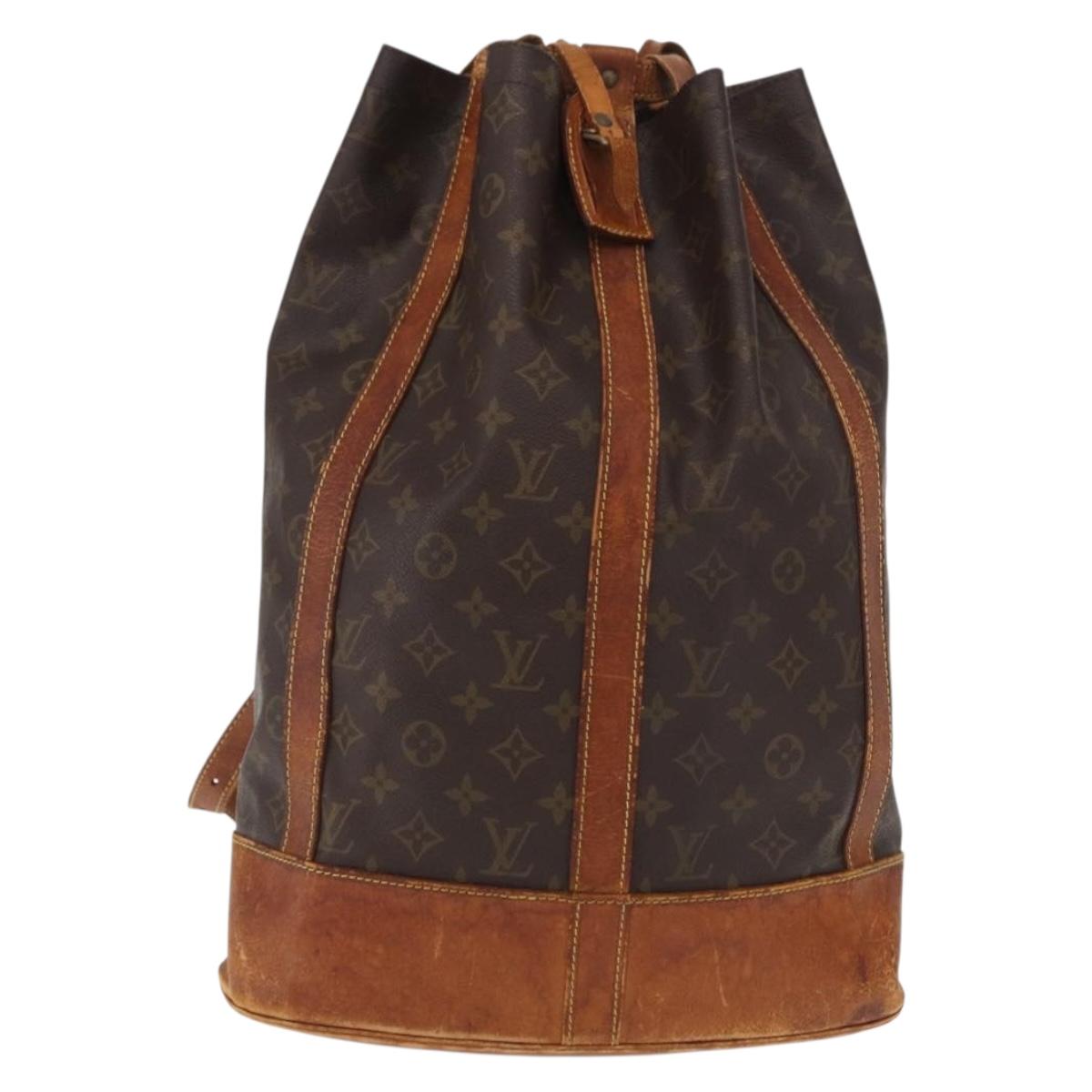 LOUIS VUITTON Monogram Randonnee GM Shoulder Bag M42244 LV Auth 164940