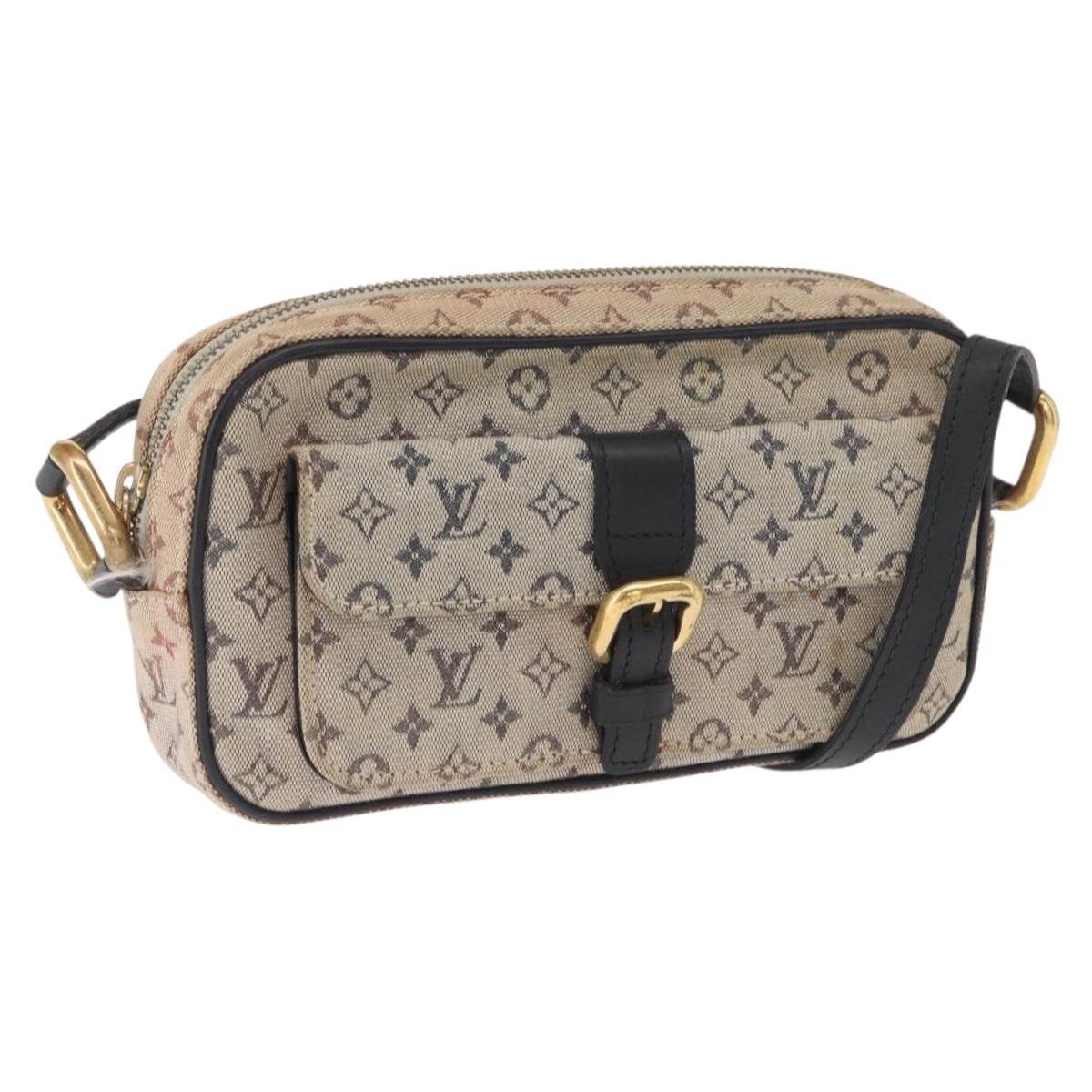 LOUIS VUITTON Monogram Mini Juliet MM Shoulder Bag Blue M92004 LV Auth 164976