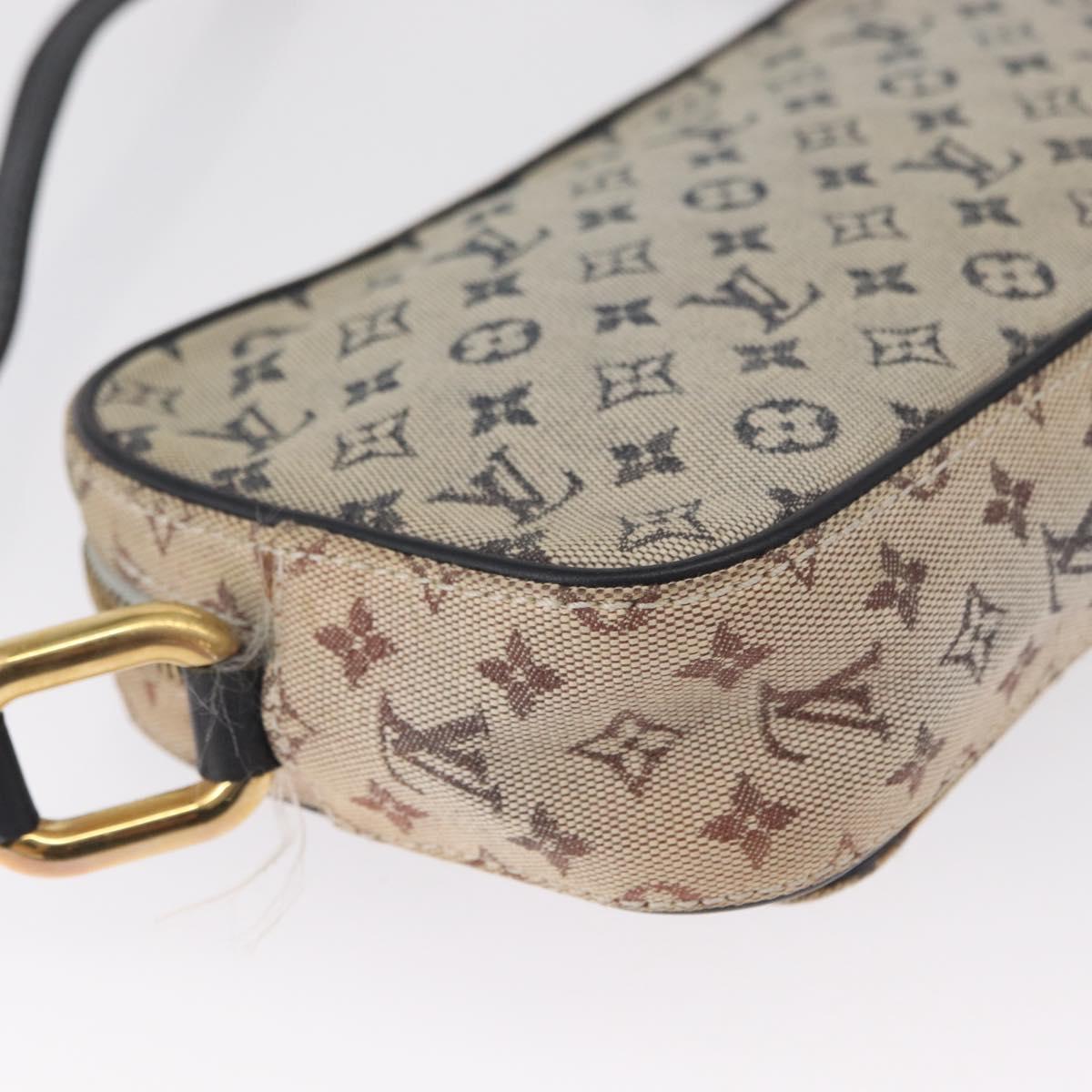 LOUIS VUITTON Monogram Mini Juliet MM Shoulder Bag Blue M92004 LV Auth 164976