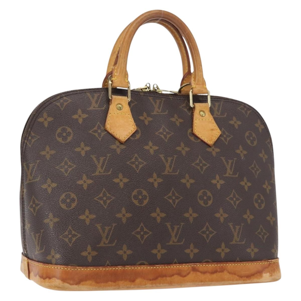 LOUIS VUITTON Monogram Alma Hand Bag M51130 LV Auth 164995