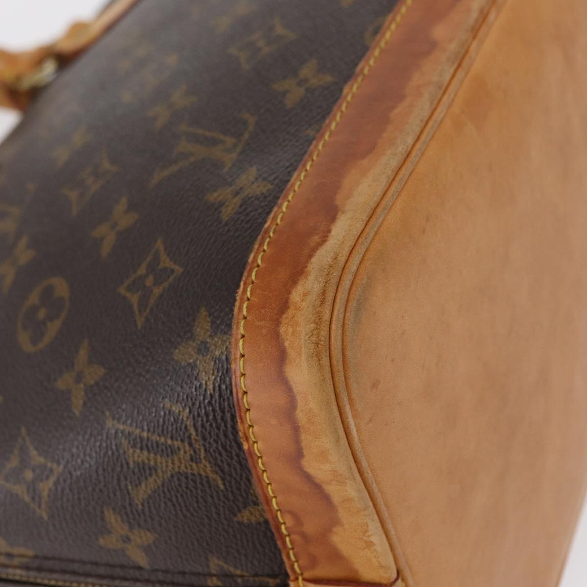 LOUIS VUITTON Monogram Alma Hand Bag M51130 LV Auth 164995