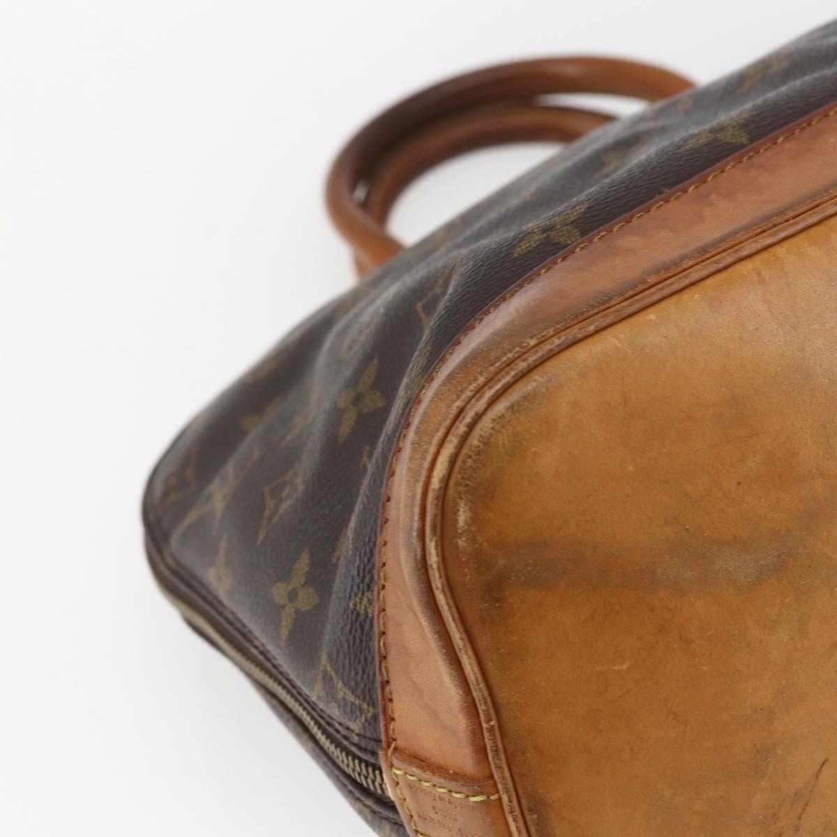 LOUIS VUITTON Monogram Alma Hand Bag M51130 LV Auth 165004