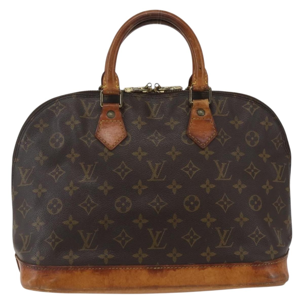 LOUIS VUITTON Monogram Alma Hand Bag M51130 LV Auth 165004
