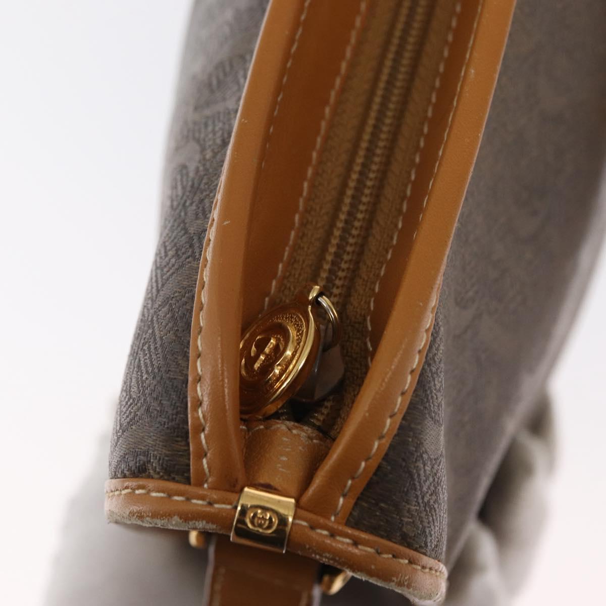 GUCCI Shoulder Bag Canvas Brown Gold 001 084 1036 Auth 165014