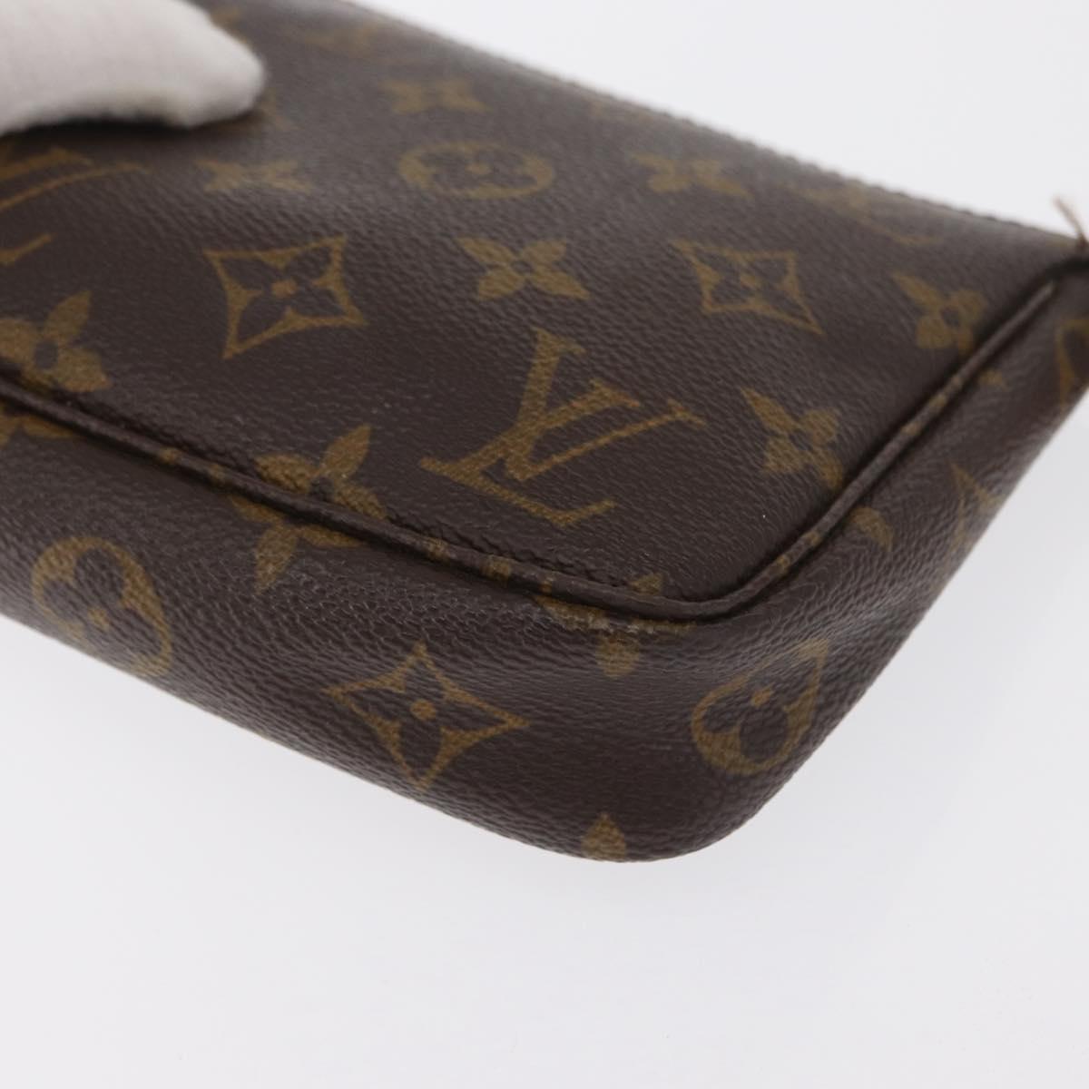 LOUIS VUITTON Monogram Pochette Accessoires Pouch M51980 LV Auth 165032