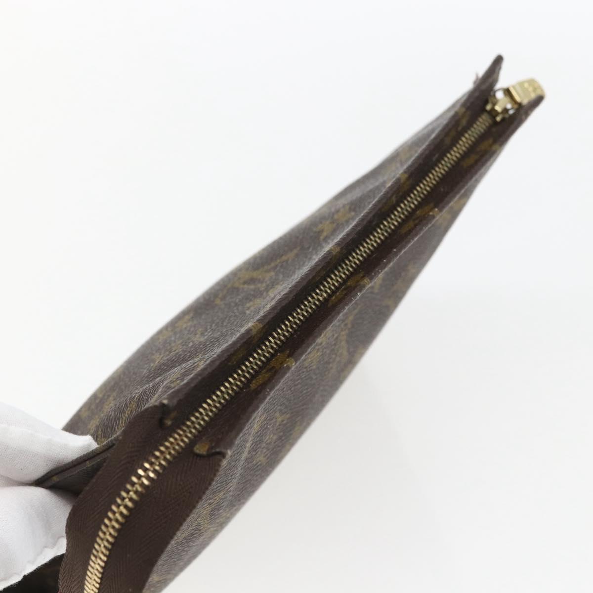 LOUIS VUITTON Monogram Poche Toilette 19 Pouch M47544 LV Auth 165053