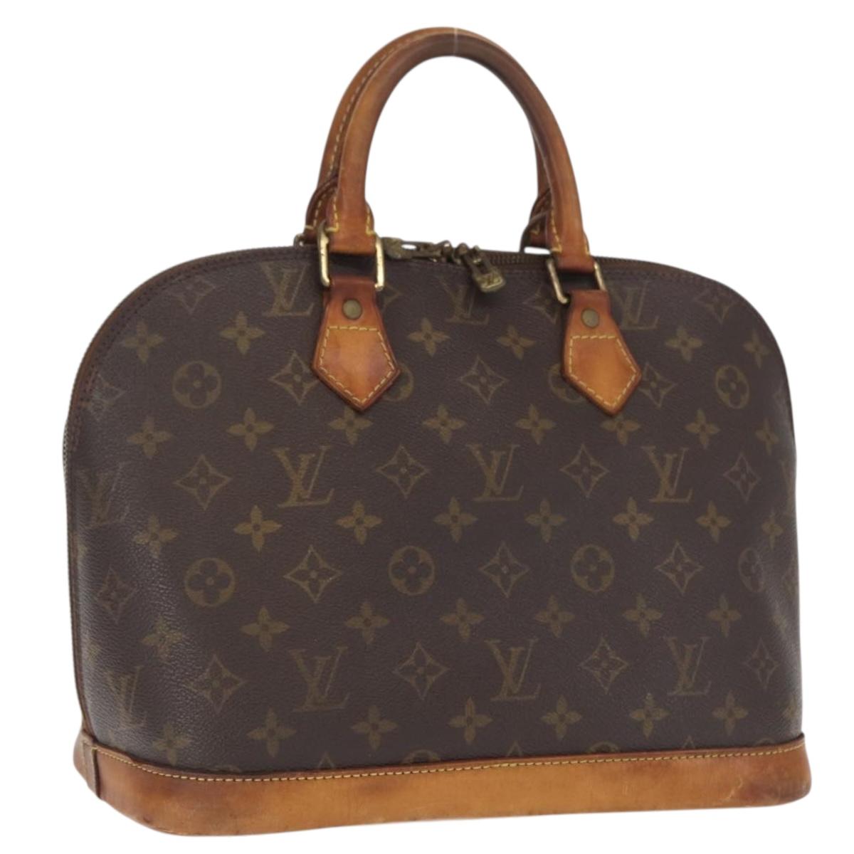 LOUIS VUITTON Monogram Alma Hand Bag M51130 LV Auth 165057