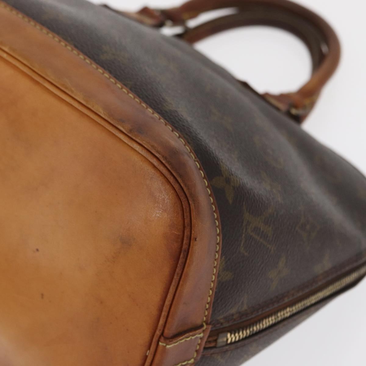 LOUIS VUITTON Monogram Alma Hand Bag M51130 LV Auth 165057