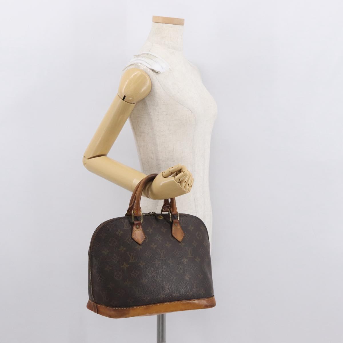 LOUIS VUITTON Monogram Alma Hand Bag M51130 LV Auth 165057
