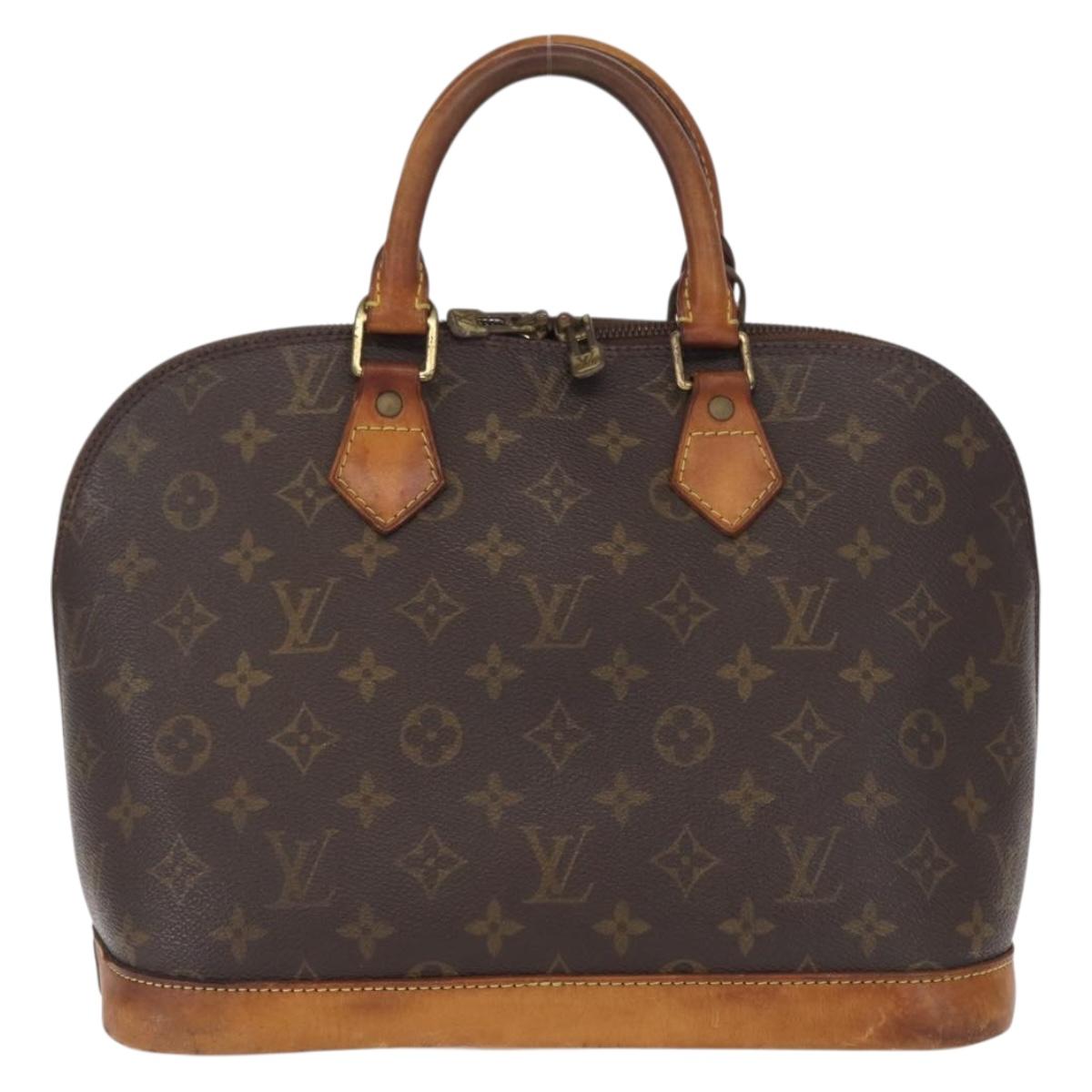 LOUIS VUITTON Monogram Alma Hand Bag M51130 LV Auth 165057