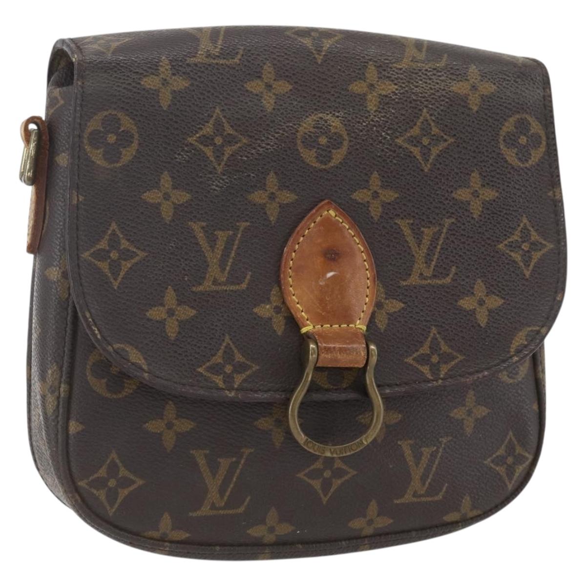 LOUIS VUITTON Monogram Saint Cloud MM Shoulder Bag M51243 LV Auth 165089