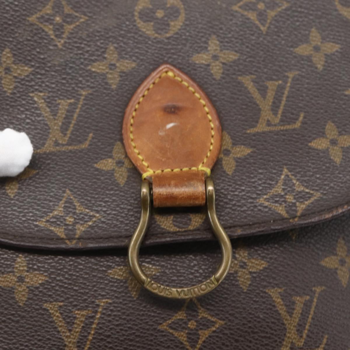 LOUIS VUITTON Monogram Saint Cloud MM Shoulder Bag M51243 LV Auth 165089