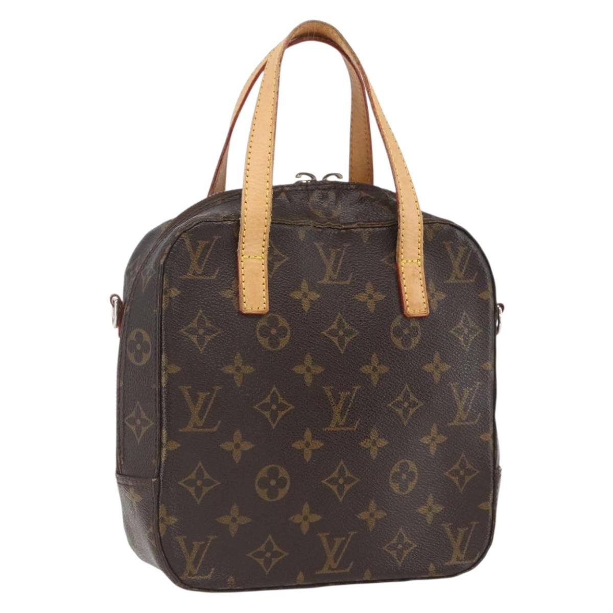 LOUIS VUITTON Monogram Spontini Hand Bag M47500 LV Auth 165090