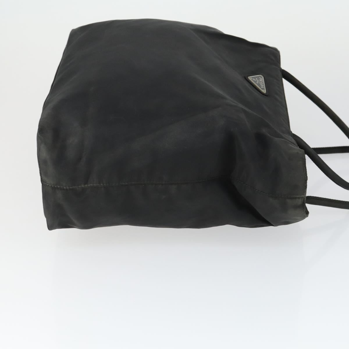 PRADA Shoulder Bag Nylon 3 Set Black Navy khaki Auth 165123