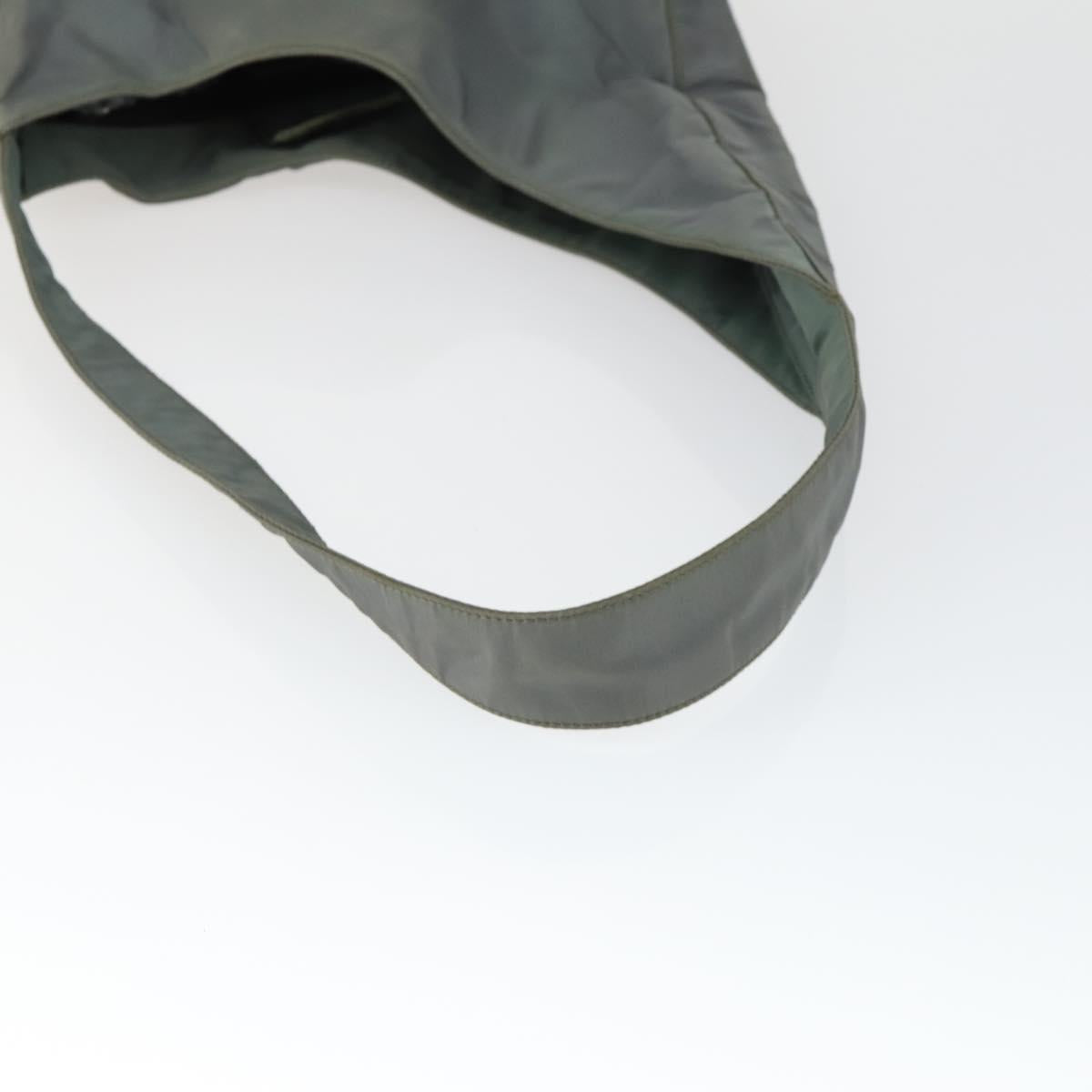 PRADA Shoulder Bag Nylon 3 Set Khaki Black Auth 165124