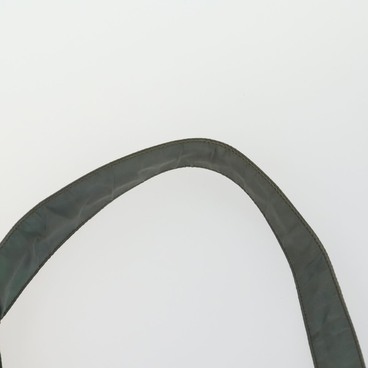 PRADA Shoulder Bag Nylon 3 Set Khaki Black Auth 165124
