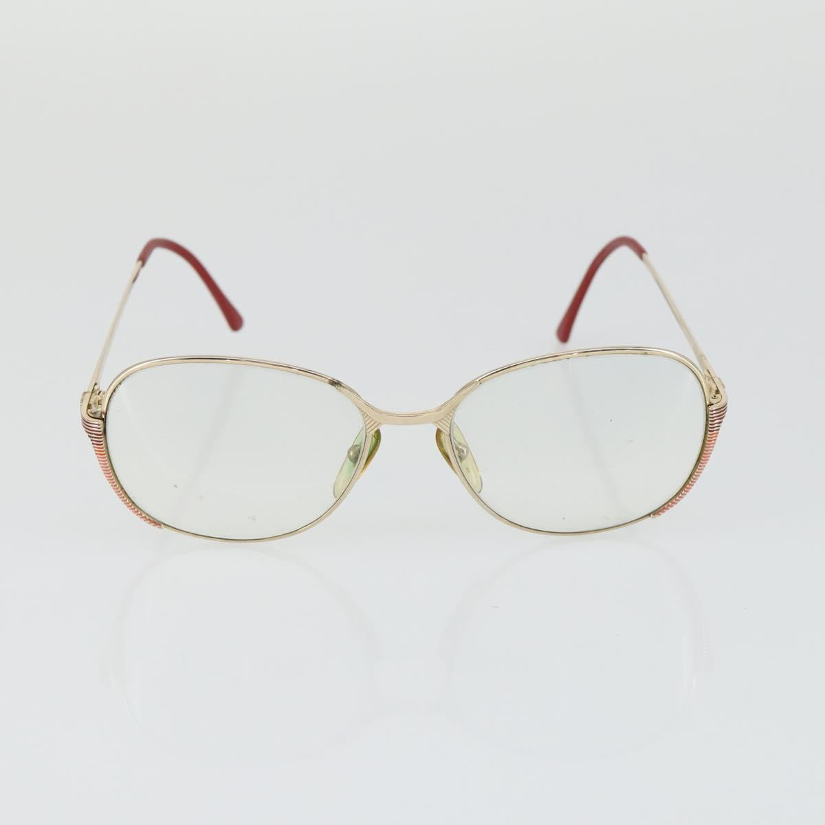Christian Dior Celine Balenciaga Glasses metal 4 Set Brown Gold Auth 165141
