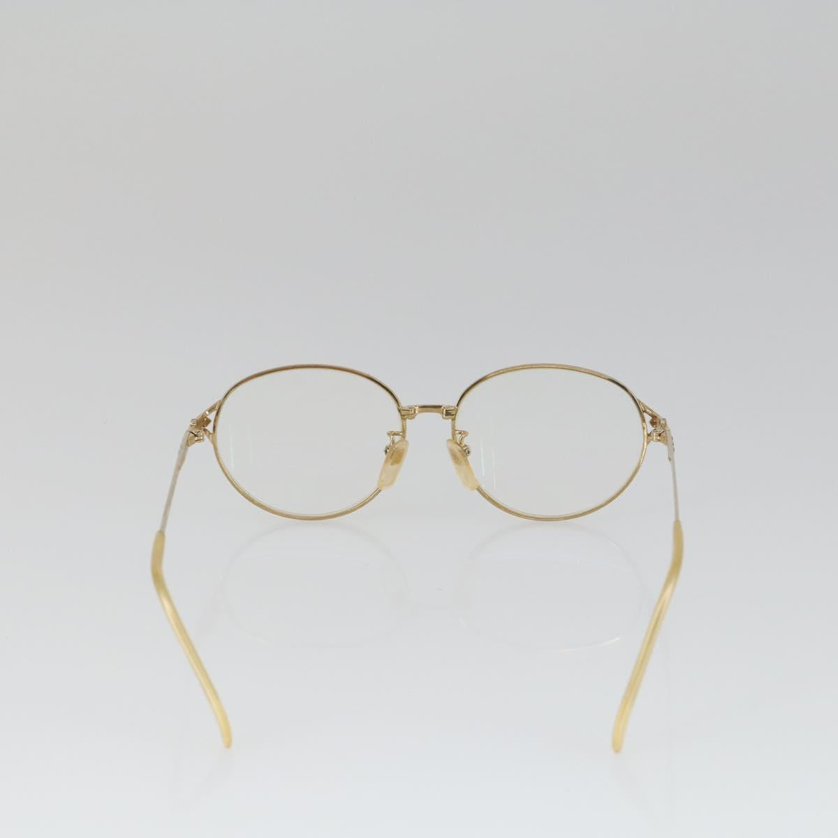 Christian Dior Celine Balenciaga Glasses metal 4 Set Brown Gold Auth 165141