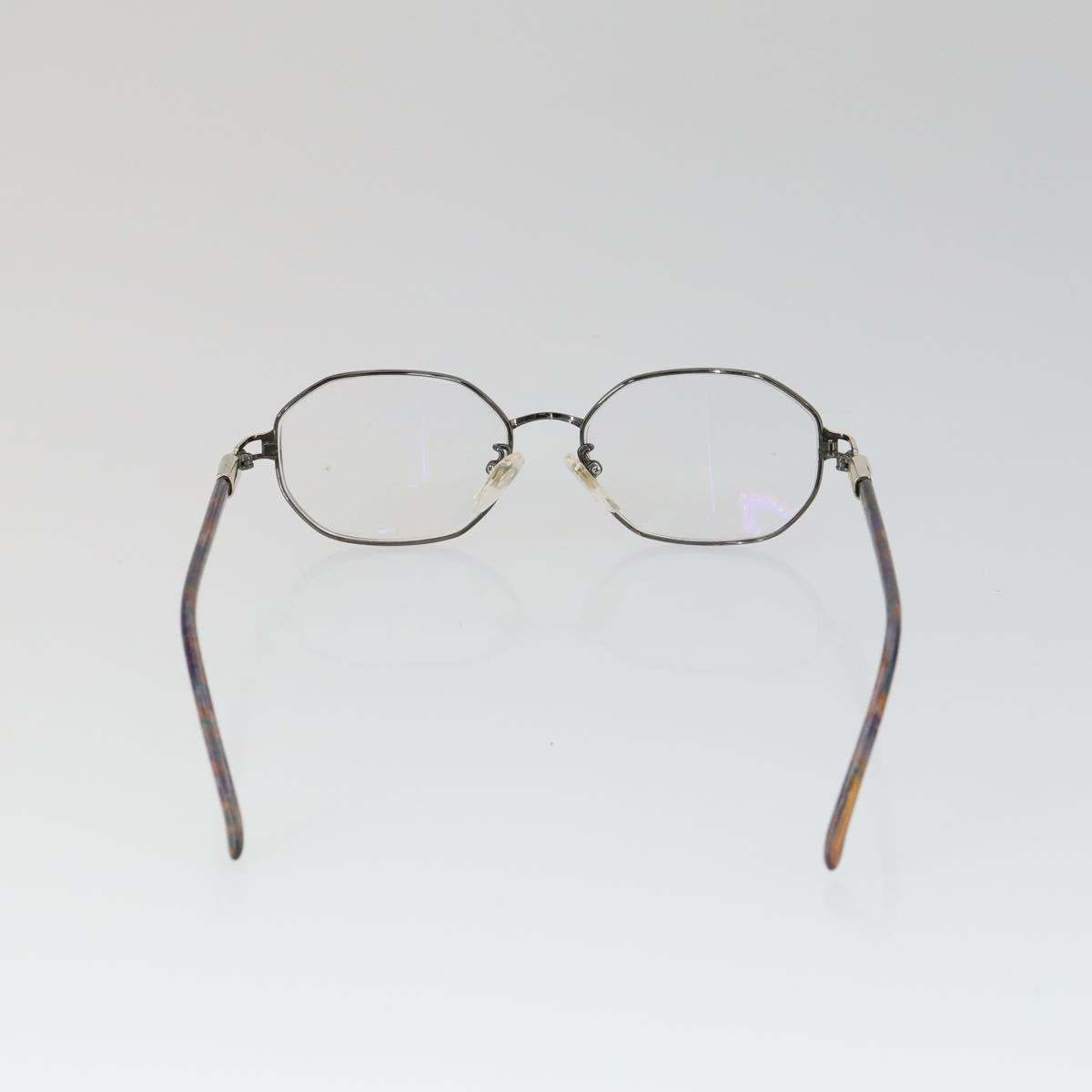 SAINT LAURENT Glasses plastic 4 Set Black Gold Auth 165142
