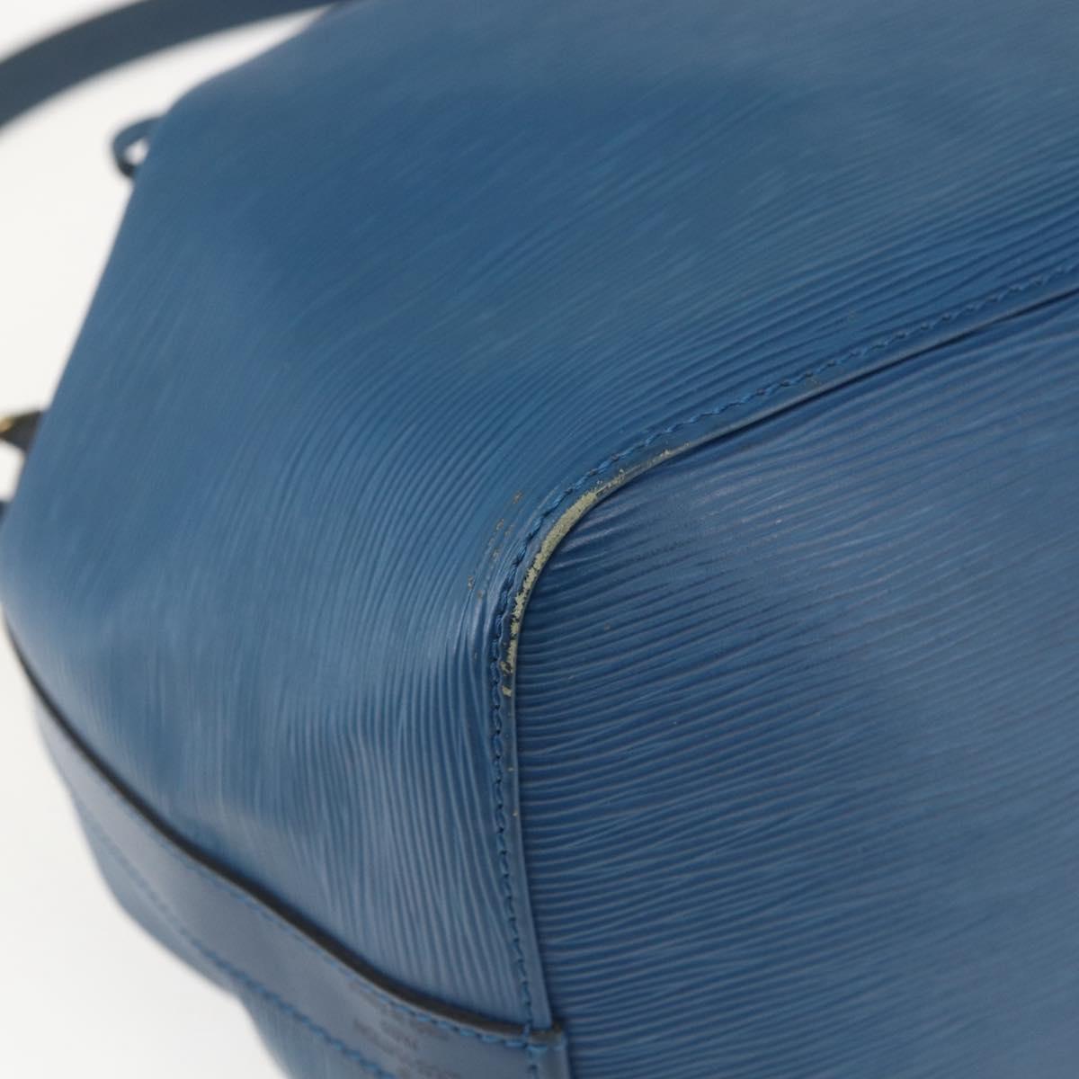 LOUIS VUITTON Epi Petit Noe Shoulder Bag Blue M44105 LV Auth 165161