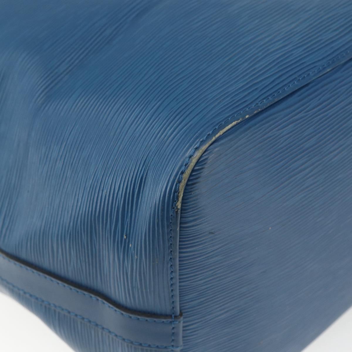 LOUIS VUITTON Epi Petit Noe Shoulder Bag Blue M44105 LV Auth 165161