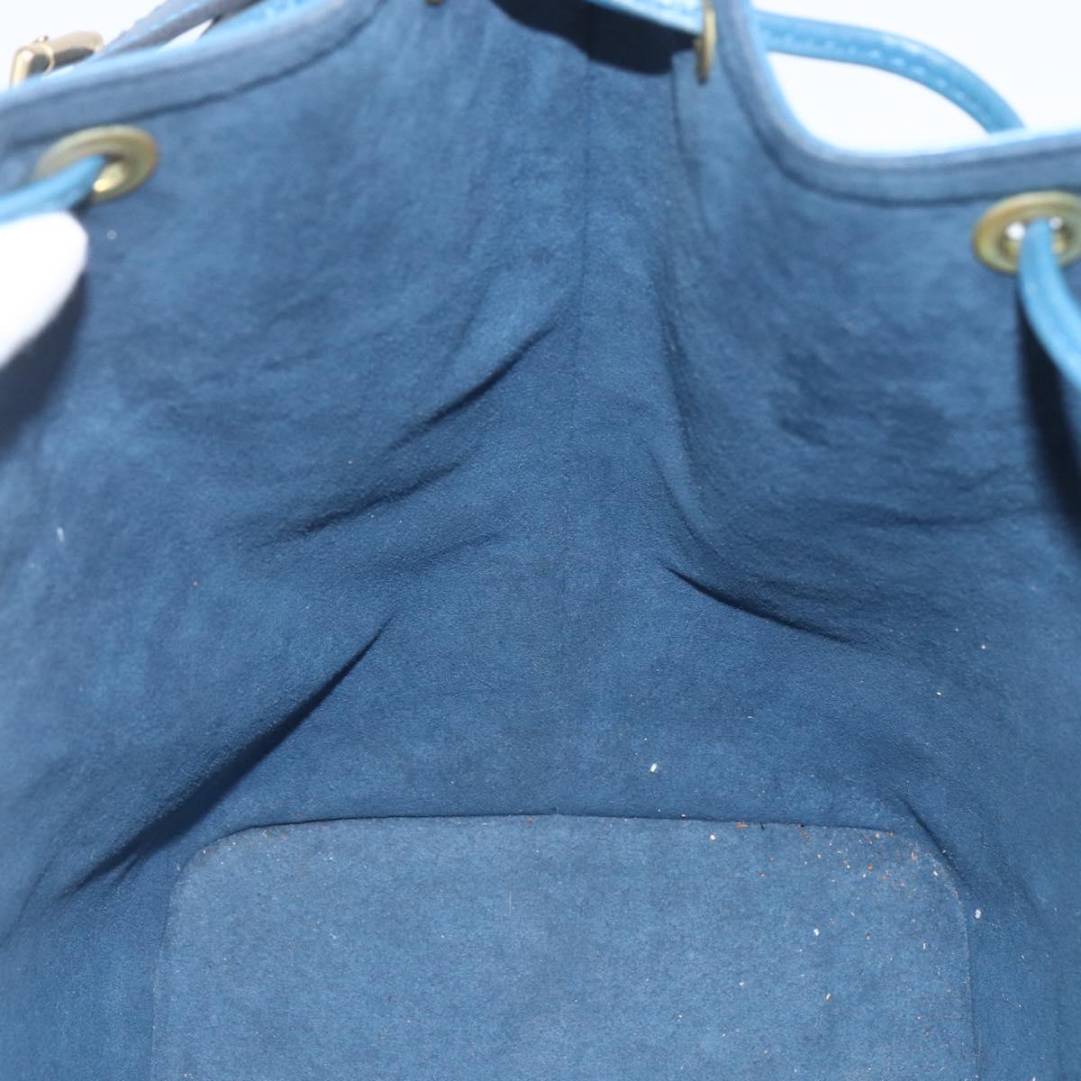 LOUIS VUITTON Epi Petit Noe Shoulder Bag Blue M44105 LV Auth 165161