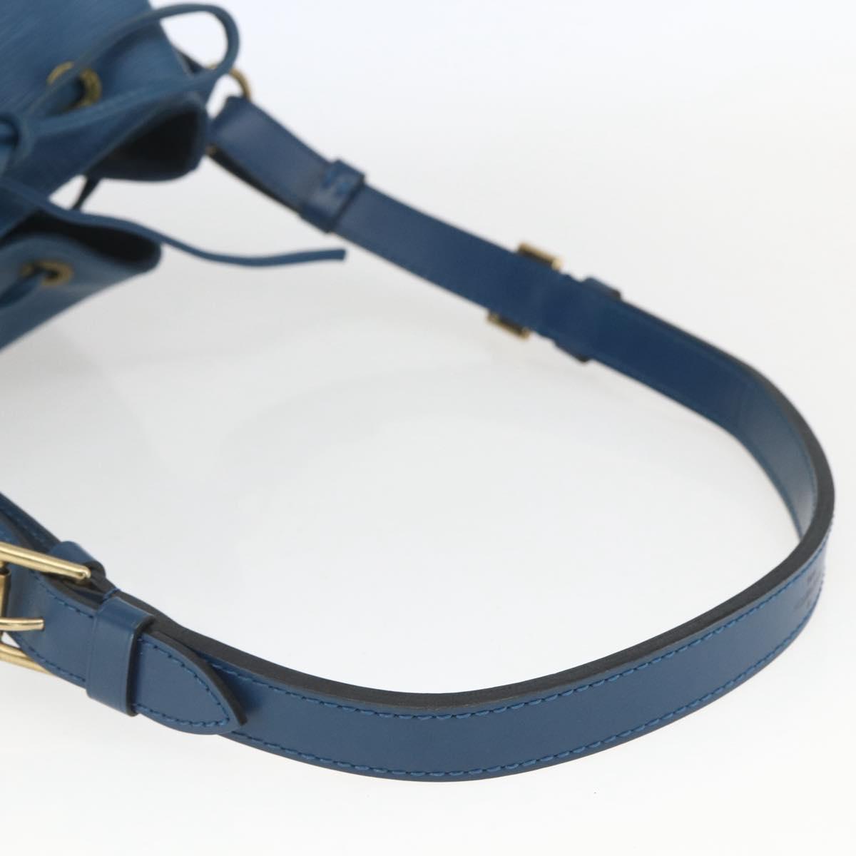 LOUIS VUITTON Epi Petit Noe Shoulder Bag Blue M44105 LV Auth 165161
