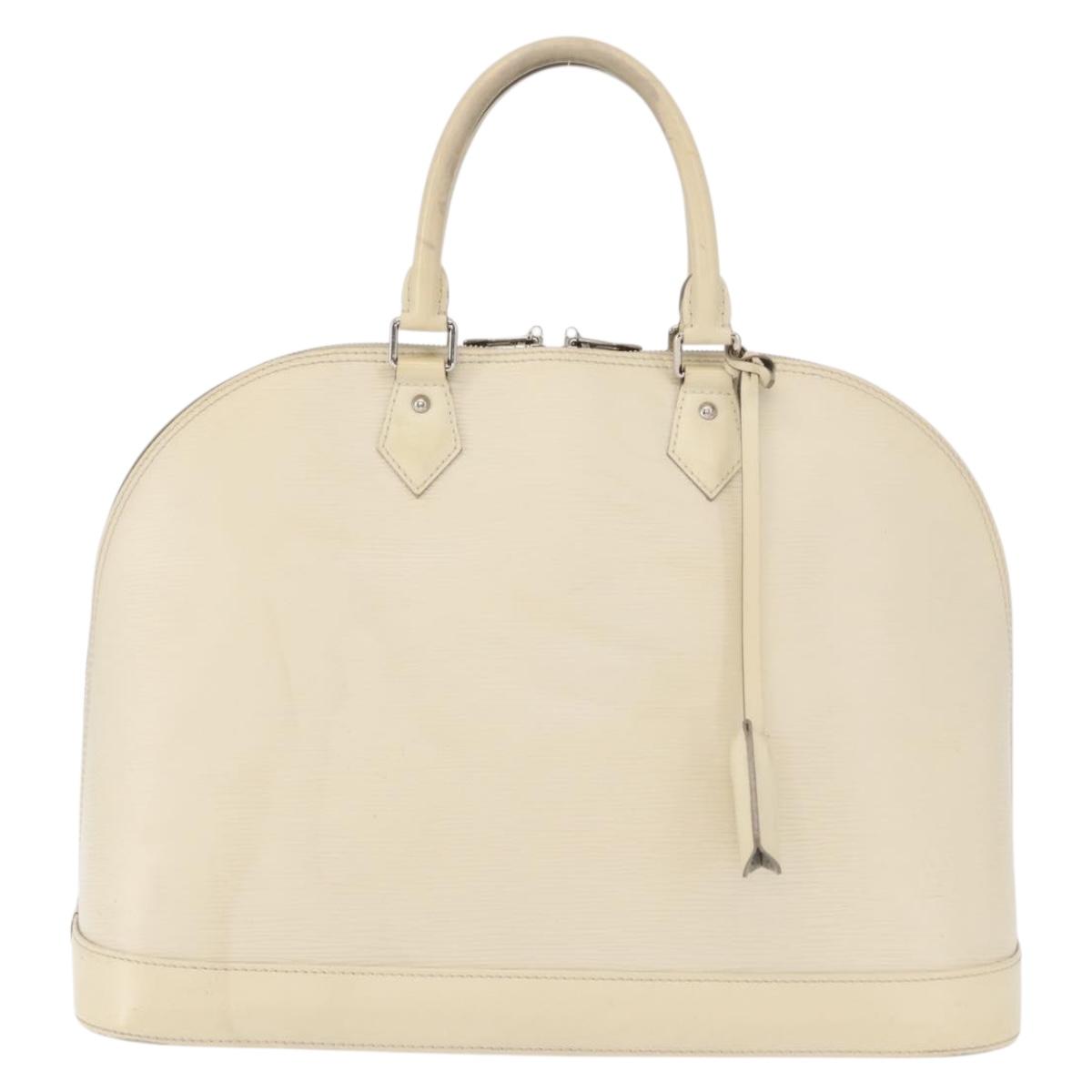 LOUIS VUITTON Epi Alma GM Hand Bag White Yvoire M4032J LV Auth 165162