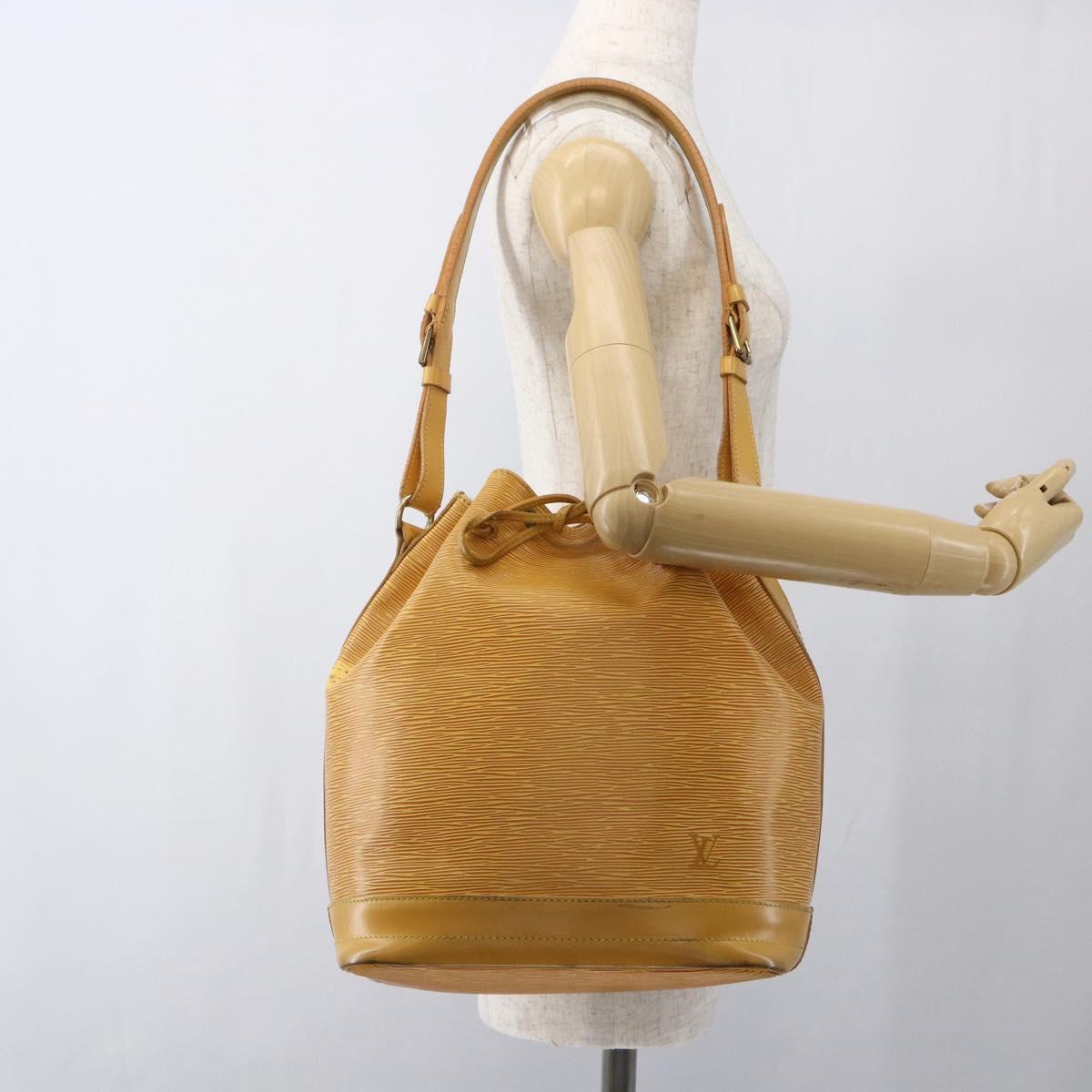 LOUIS VUITTON Epi Noe Shoulder Bag Tassili Yellow M44009 LV Auth 165172