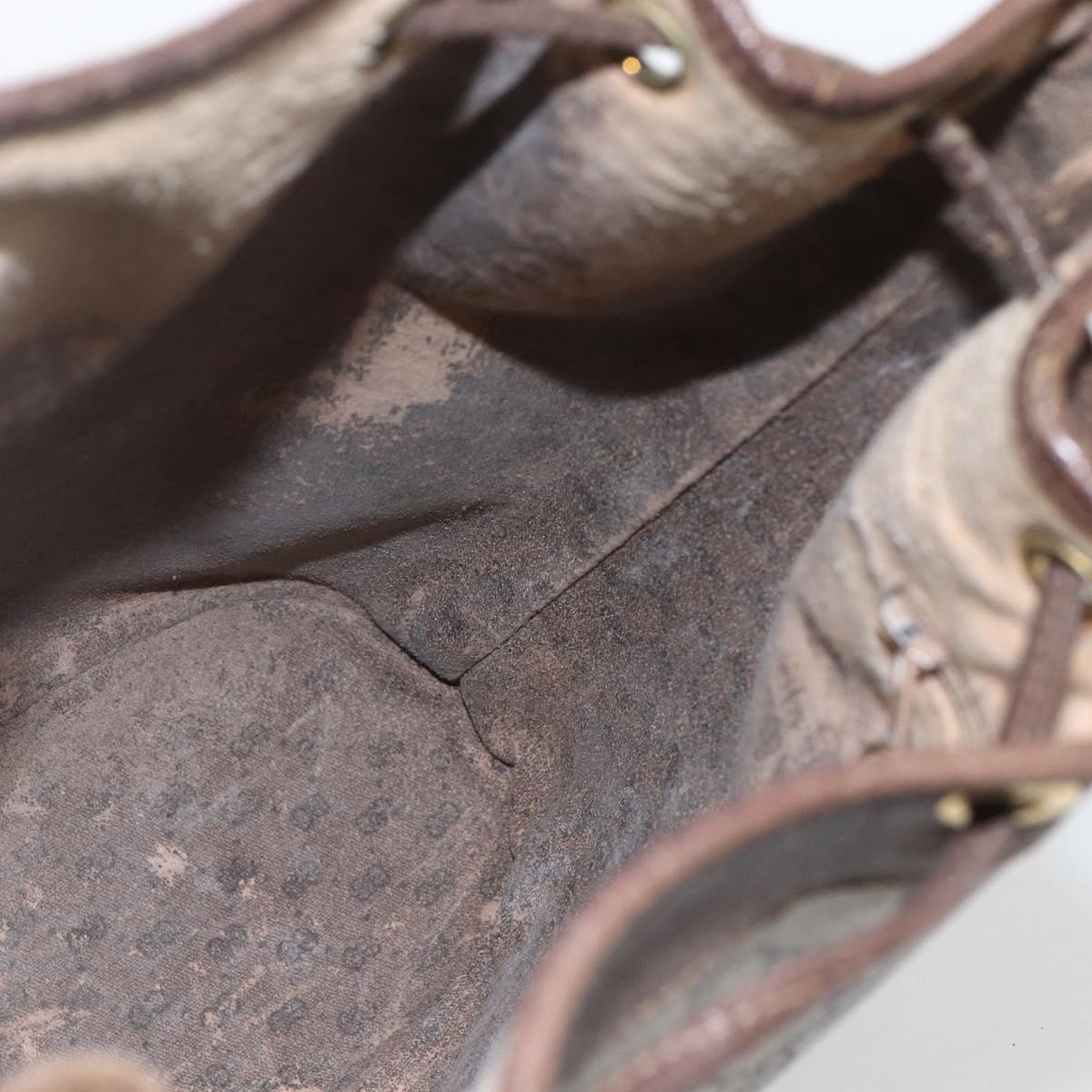 GUCCI GG Supreme Purse Bag PVC Leather Beige Gold 001 115 6179 Auth 165181