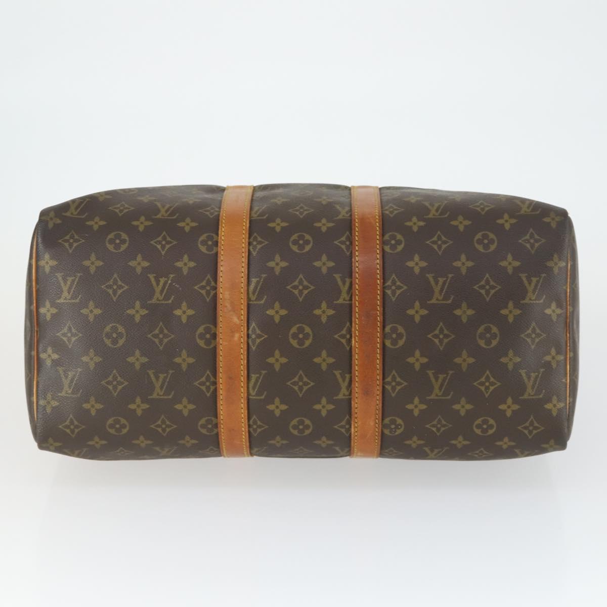 LOUIS VUITTON Monogram Keepall 45 Boston Bag M41428 LV Auth 165223