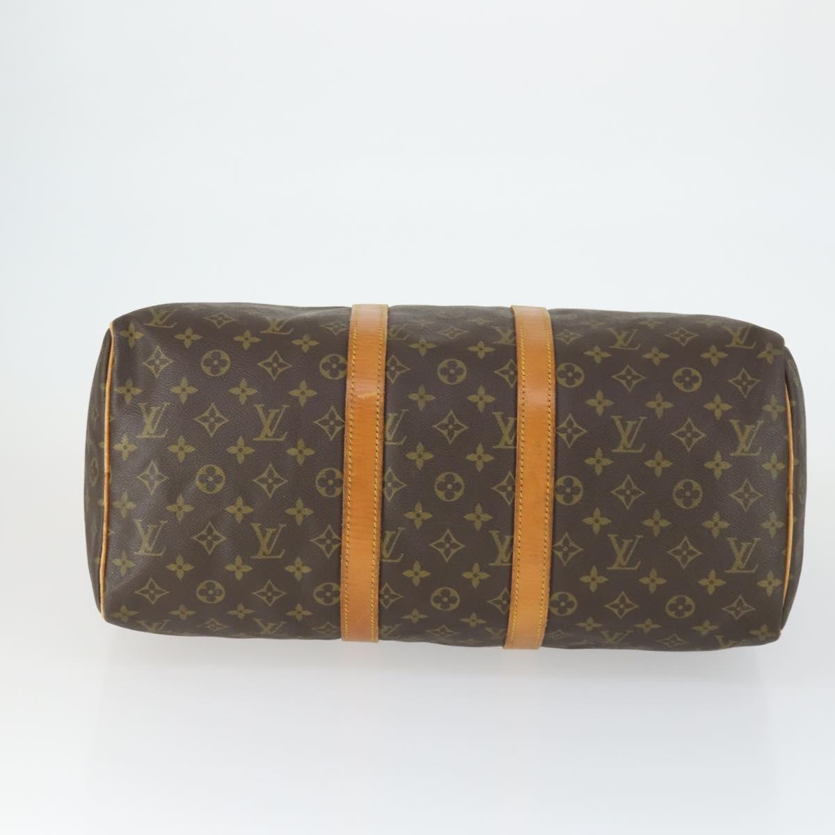 LOUIS VUITTON Monogram Keepall 45 Boston Bag M41428 LV Auth 165224