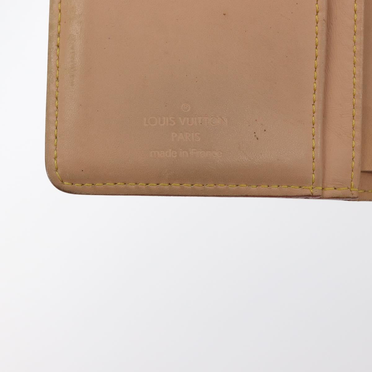 LOUIS VUITTON Multicolor Porte MonnaieViennois Wallet White M92987 Auth 165243