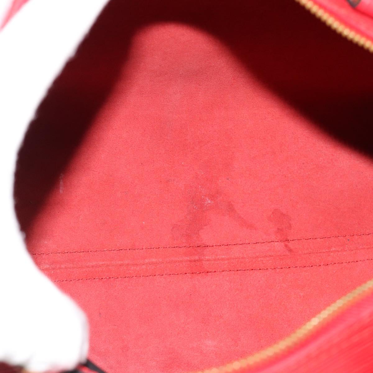LOUIS VUITTON Epi Speedy 30 Hand Bag Castilian Red M43007 LV Auth 165252A