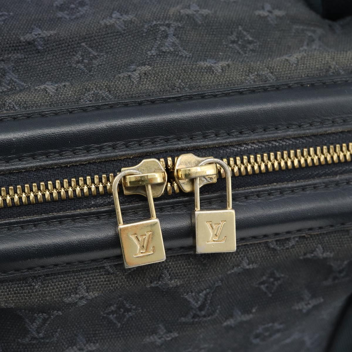 LOUIS VUITTON Monogram Mini Josephine GM Hand Bag TST Blue M92411 LV Auth 165265