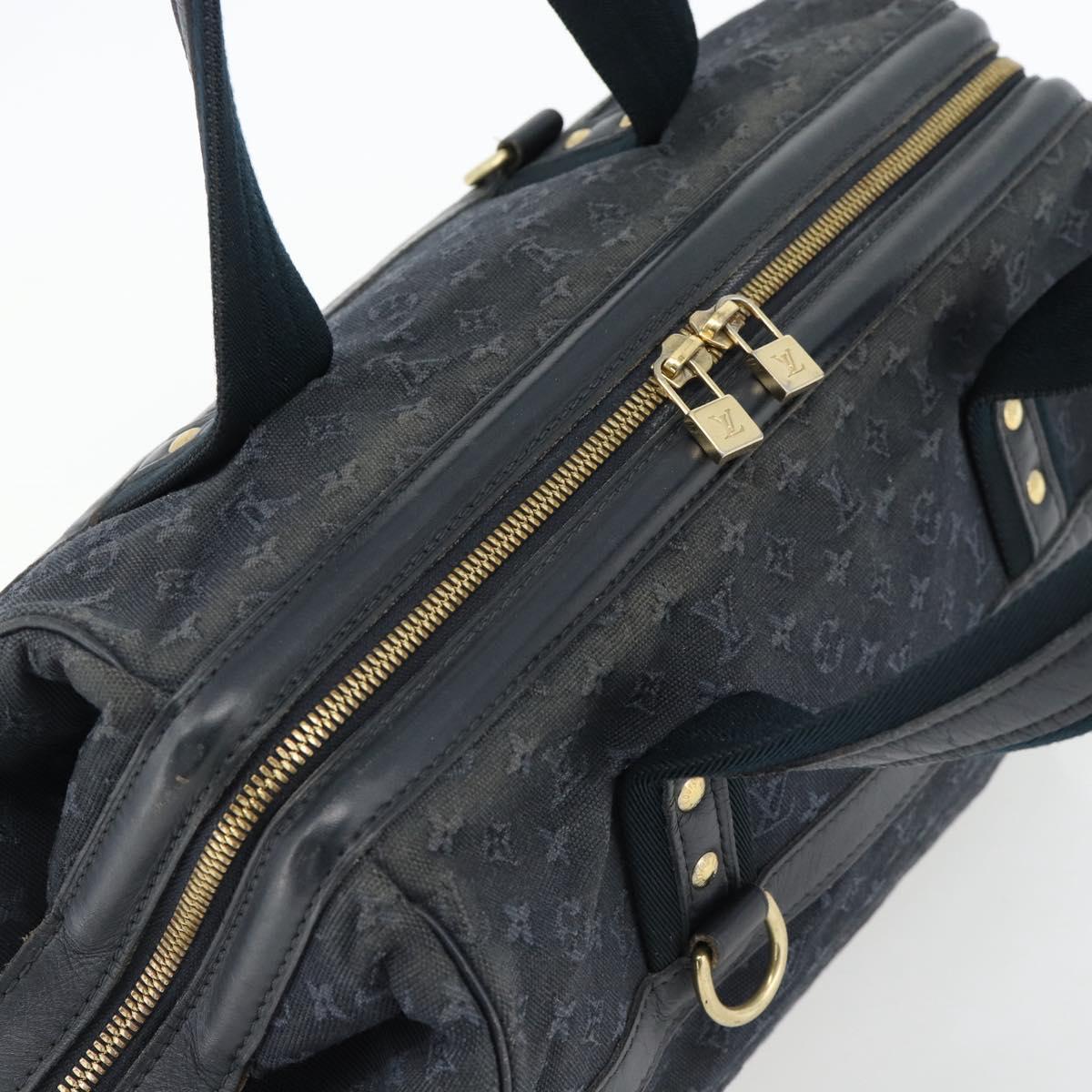 LOUIS VUITTON Monogram Mini Josephine GM Hand Bag TST Blue M92411 LV Auth 165265