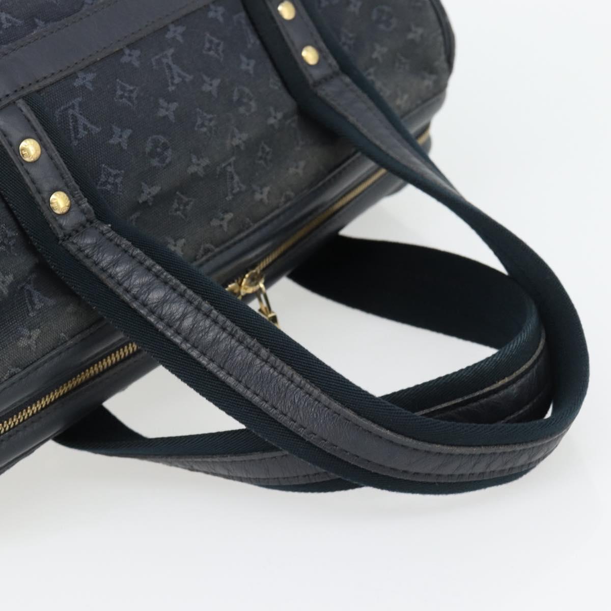 LOUIS VUITTON Monogram Mini Josephine GM Hand Bag TST Blue M92411 LV Auth 165265