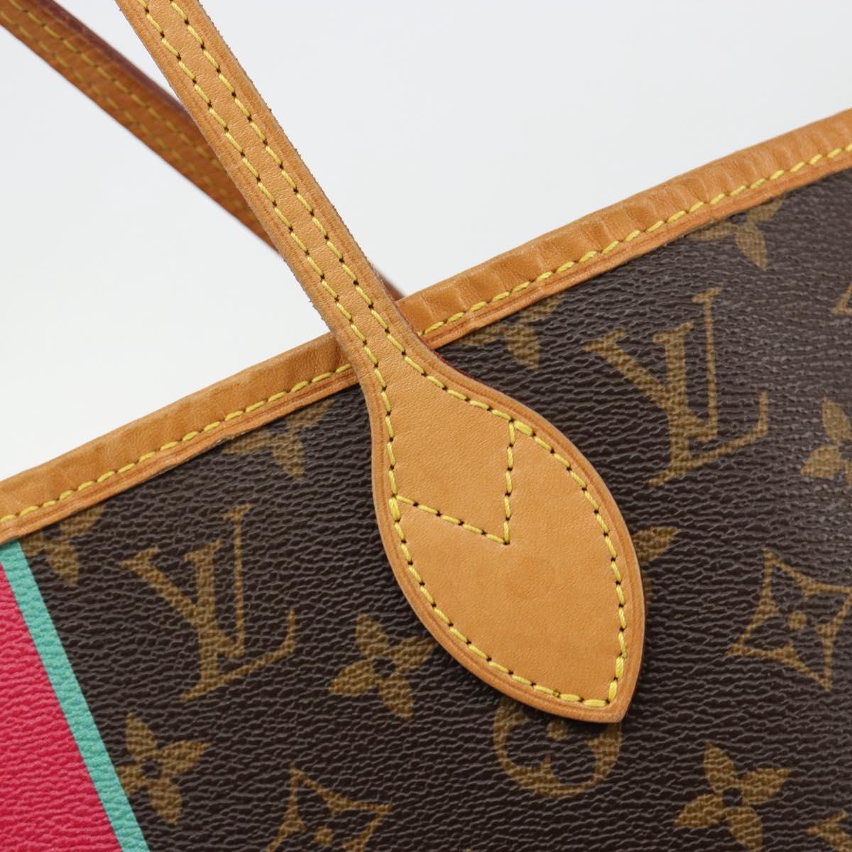 LOUIS VUITTON Monogram My LV Heritage Neverfull MM Tote Bag M40156 Auth 165269