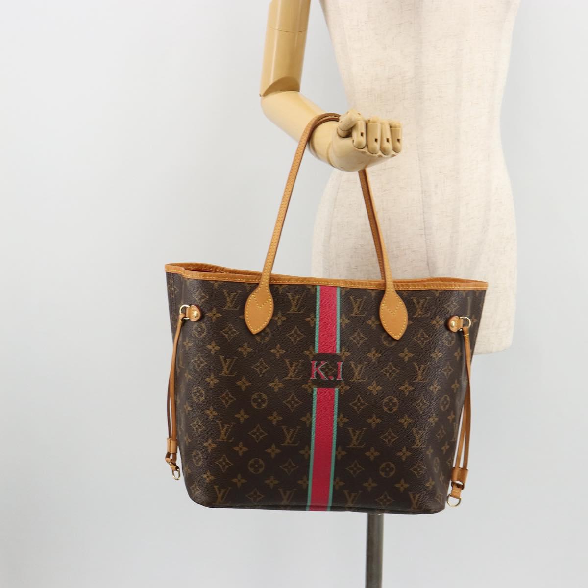 LOUIS VUITTON Monogram My LV Heritage Neverfull MM Tote Bag M40156 Auth 165269