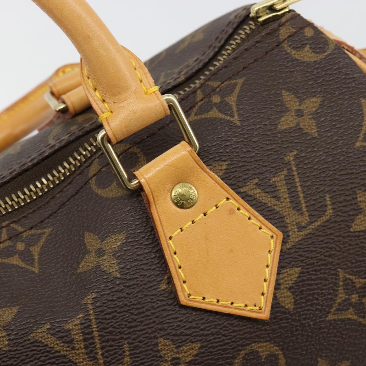 LOUIS VUITTON Monogram Speedy 25 Hand Bag M41528 LV Auth 165271A