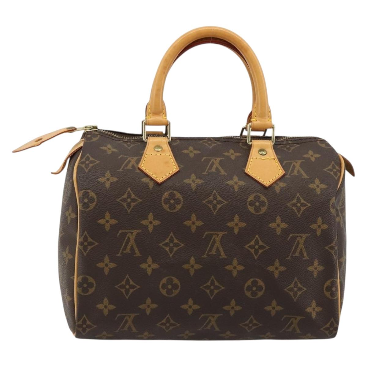 LOUIS VUITTON Monogram Speedy 25 Hand Bag M41528 LV Auth 165271A