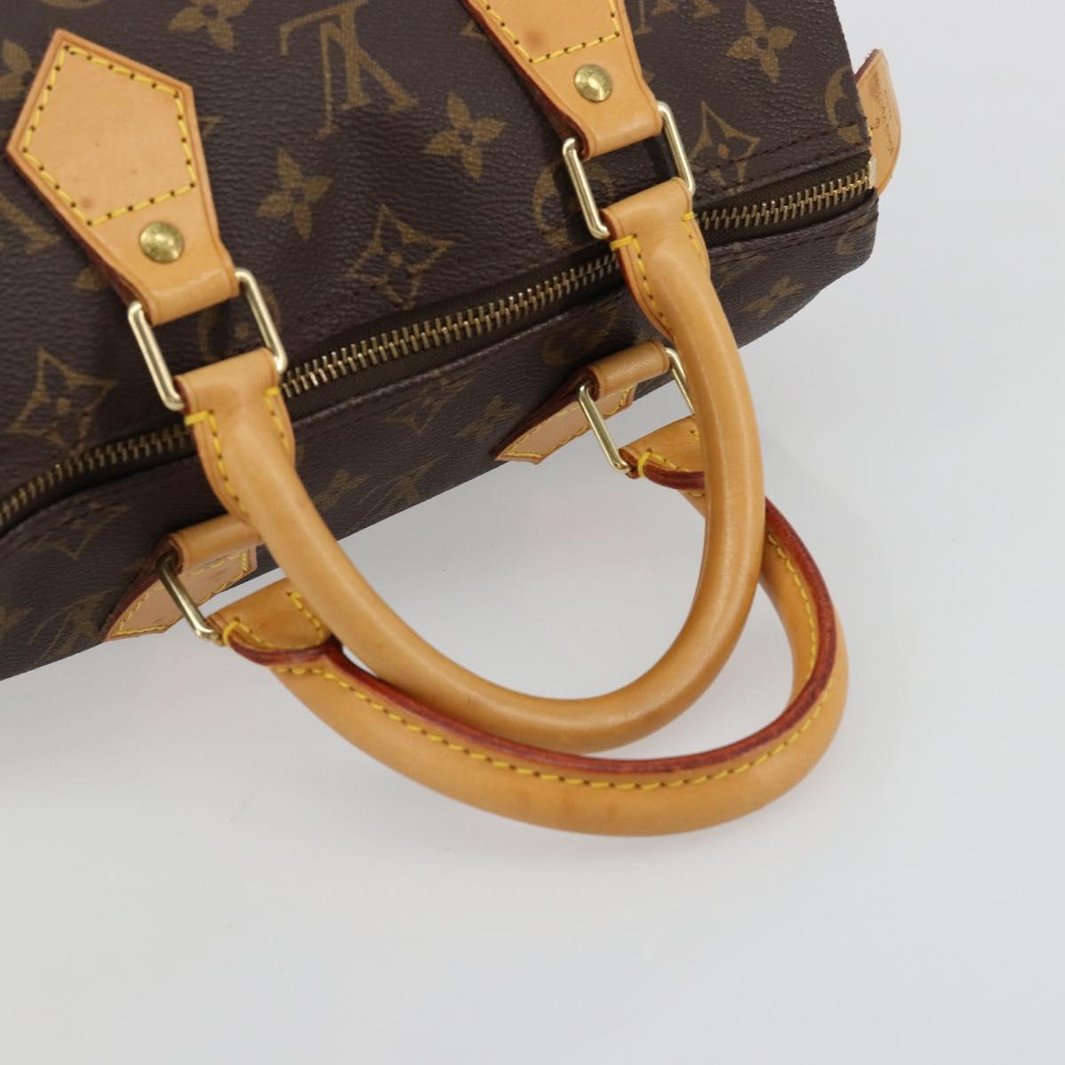 LOUIS VUITTON Monogram Speedy 25 Hand Bag M41528 LV Auth 165271A