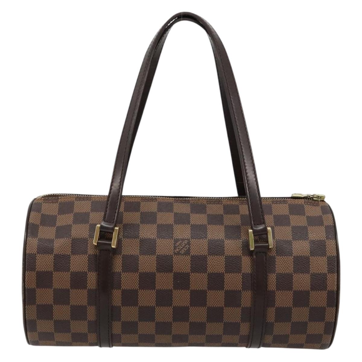 LOUIS VUITTON Damier Ebene Papillon 30 Hand Bag N51303 LV Auth 165272A
