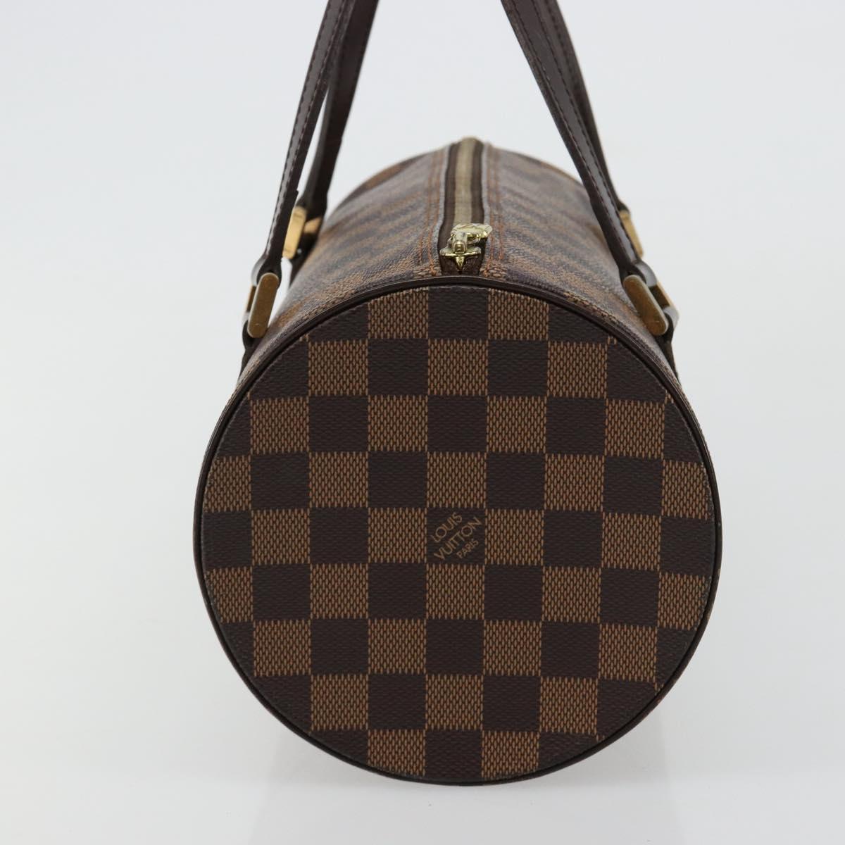 LOUIS VUITTON Damier Ebene Papillon 30 Hand Bag N51303 LV Auth 165272A