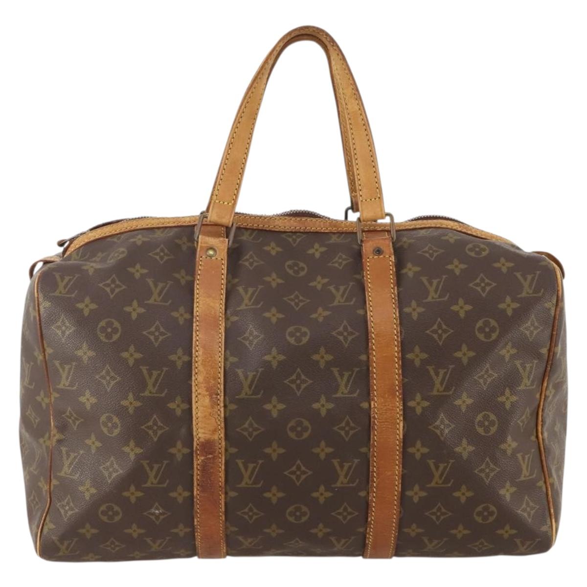 LOUIS VUITTON Monogram Sac Souple 45 Boston Bag M41624 LV Auth 165284