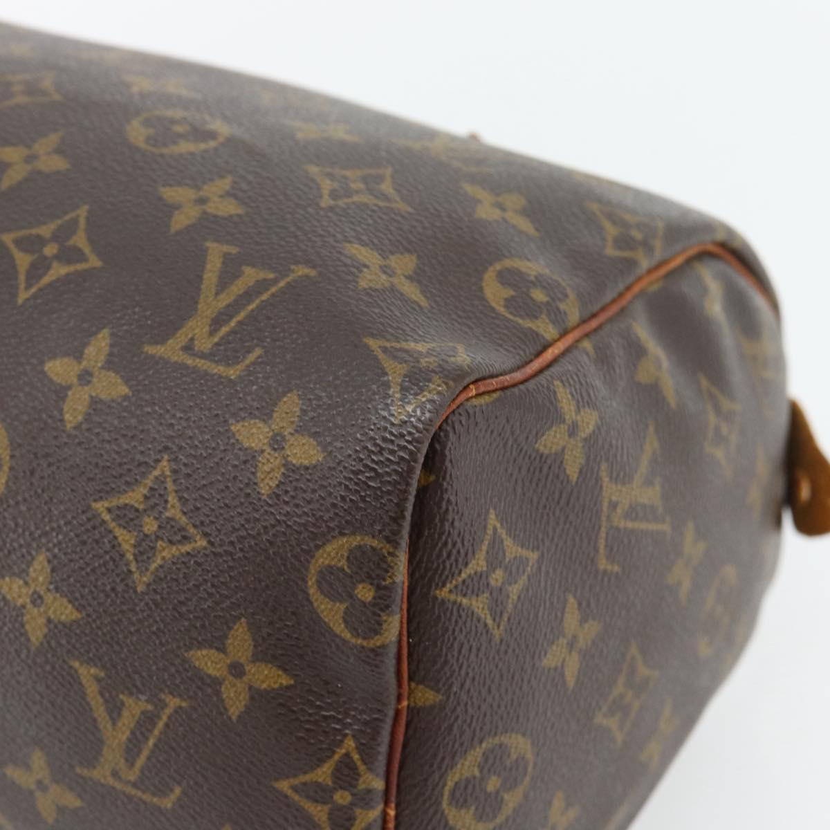 LOUIS VUITTON Monogram Speedy 25 Hand Bag M41528 LV Auth 165287