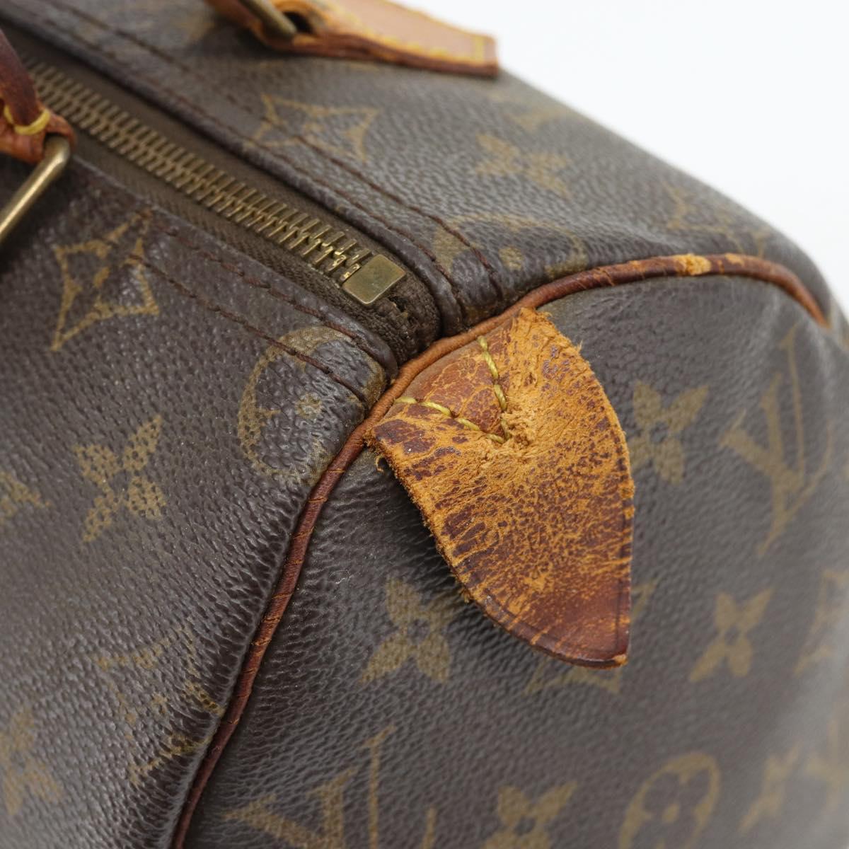 LOUIS VUITTON Monogram Speedy 25 Hand Bag M41528 LV Auth 165287