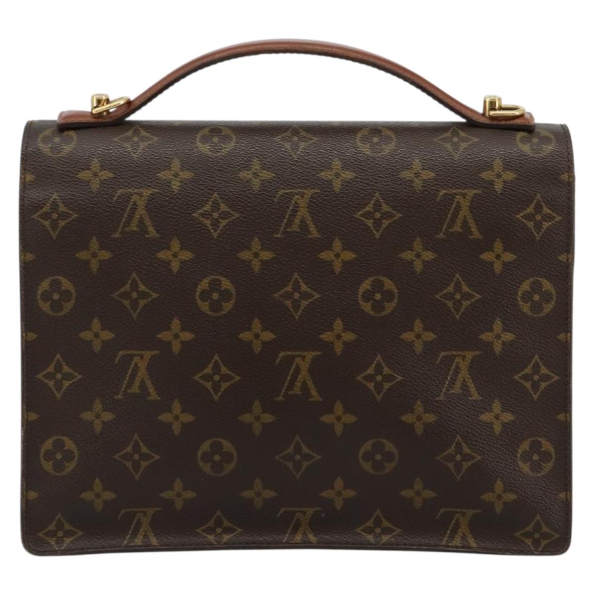 LOUIS VUITTON Monogram Monceau 28 Hand Bag M51185 LV Auth 165289
