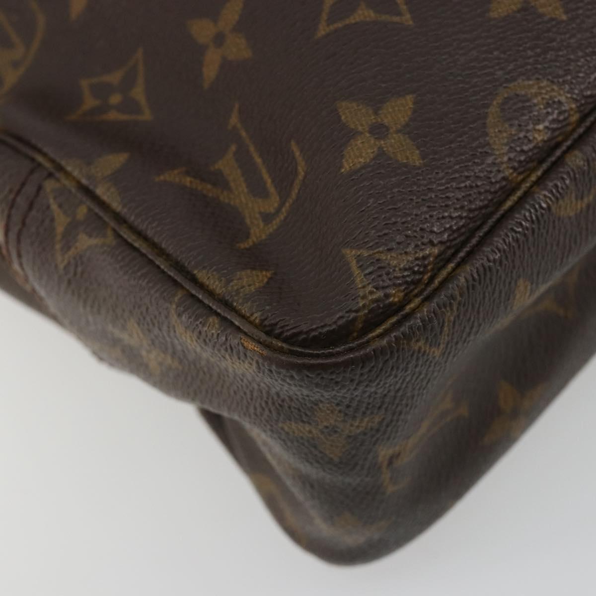 LOUIS VUITTON Monogram Trousse Toilette 28 Clutch Bag M47522 LV Auth 165290