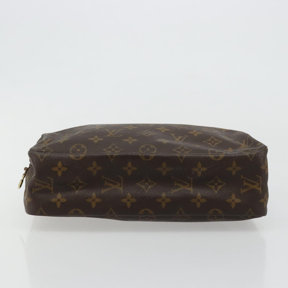 LOUIS VUITTON Monogram Trousse Toilette 28 Clutch Bag M47522 LV Auth 165290